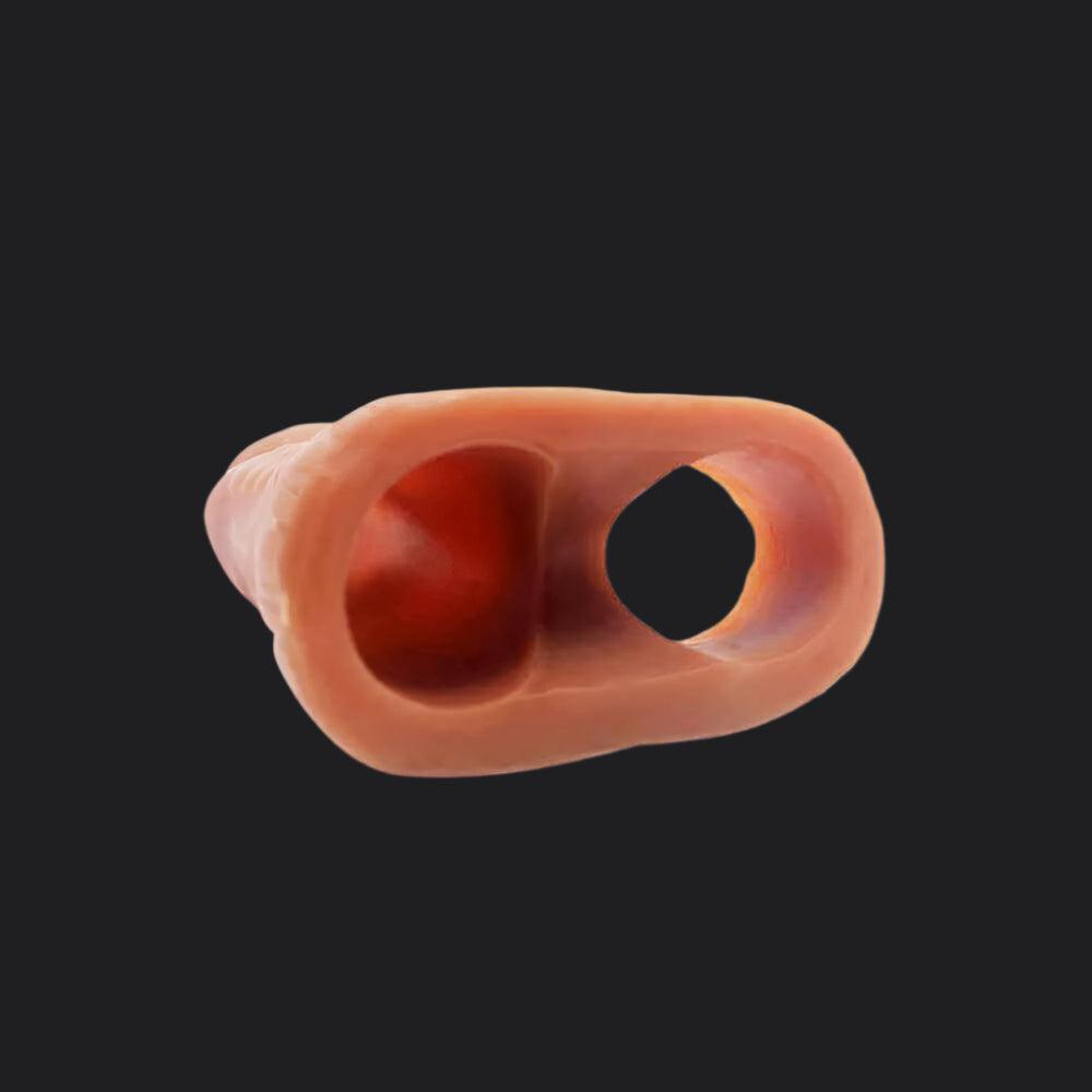 Erek - Hus Dragon Cum Thru Penis Sleeve - Brown - BeastGasm