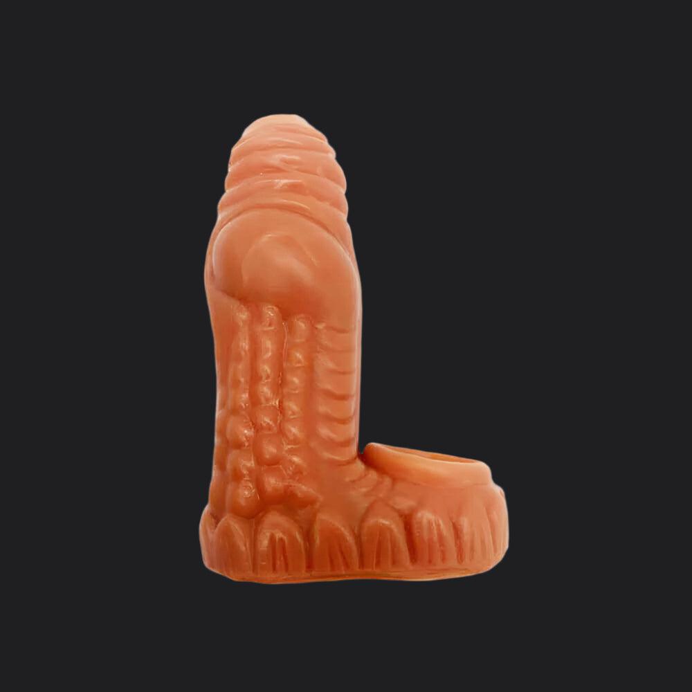 Erek - Hus Dragon Cum Thru Penis Sleeve - Brown - BeastGasm