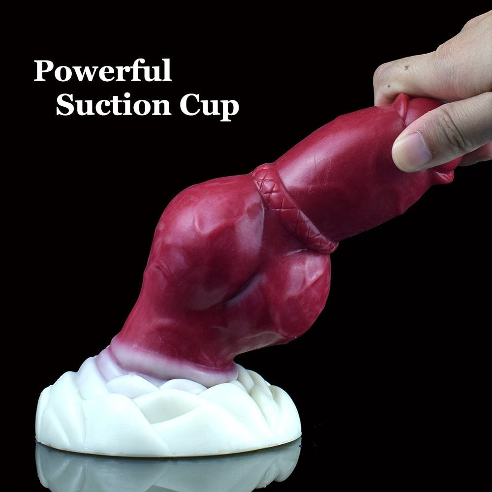 🐕 Eskimo – 7.48” Lifelike Canine Butt Plug with Huge Knot - BeastGasm