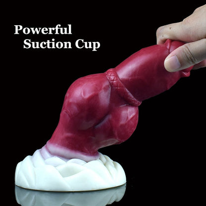 🐕 Eskimo – 7.48” Lifelike Canine Butt Plug with Huge Knot - BeastGasm