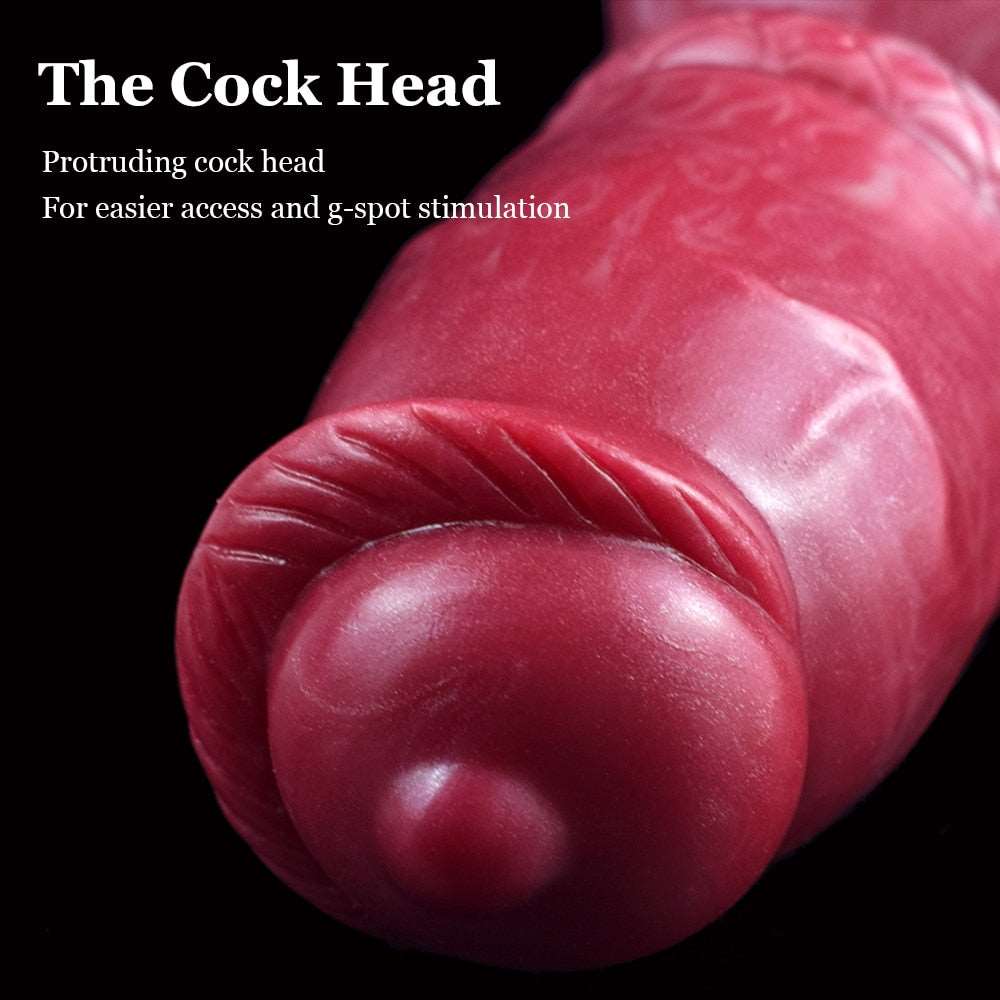 🐕 Eskimo – 7.48” Lifelike Canine Butt Plug with Huge Knot - BeastGasm