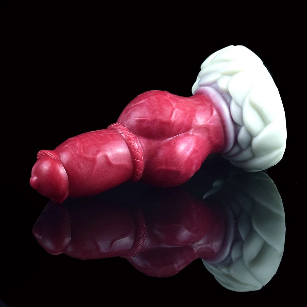 🐕 Eskimo – 7.48” Lifelike Canine Butt Plug with Huge Knot - BeastGasm