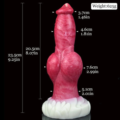 🐕 Eskimo – 9.25” Realistic Canine Dog Dildo with Huge Knot - BeastGasm