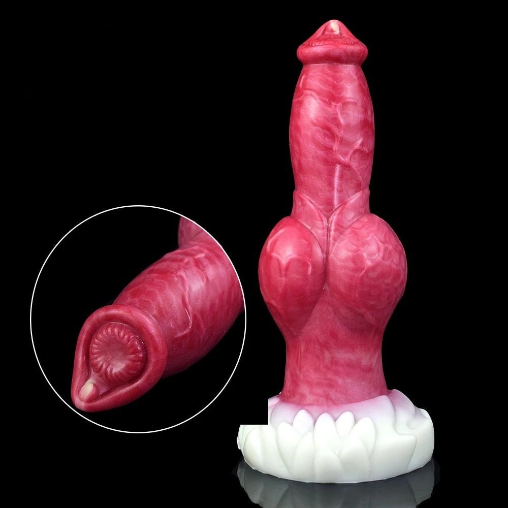 🐕 Eskimo – 9.25” Realistic Canine Dog Dildo with Huge Knot - BeastGasm