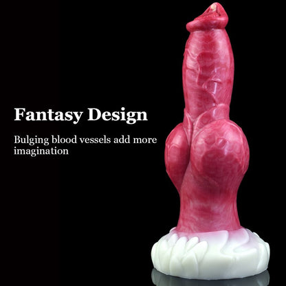 🐕 Eskimo – 9.25” Realistic Canine Dog Dildo with Huge Knot - BeastGasm