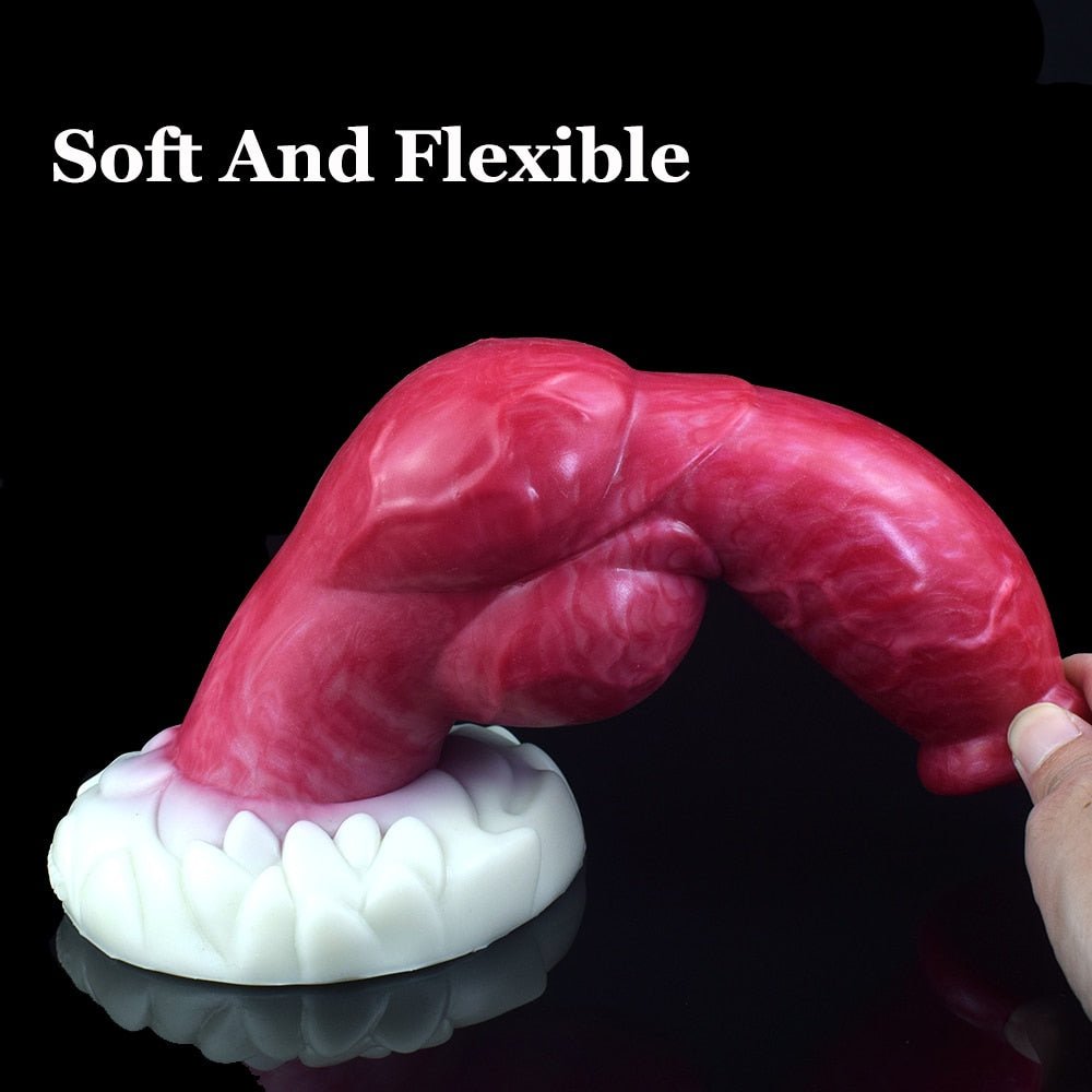 🐕 Eskimo – 9.25” Realistic Canine Dog Dildo with Huge Knot - BeastGasm