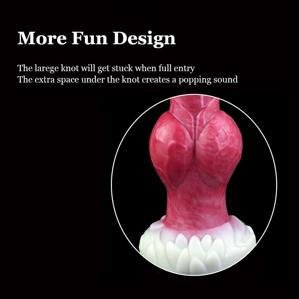 🐕 Eskimo – 9.25” Realistic Canine Dog Dildo with Huge Knot - BeastGasm