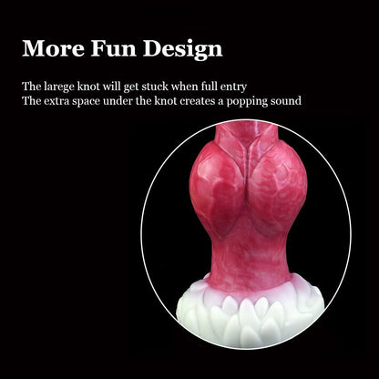 🐕 Eskimo – 9.25” Realistic Canine Dog Dildo with Huge Knot - BeastGasm