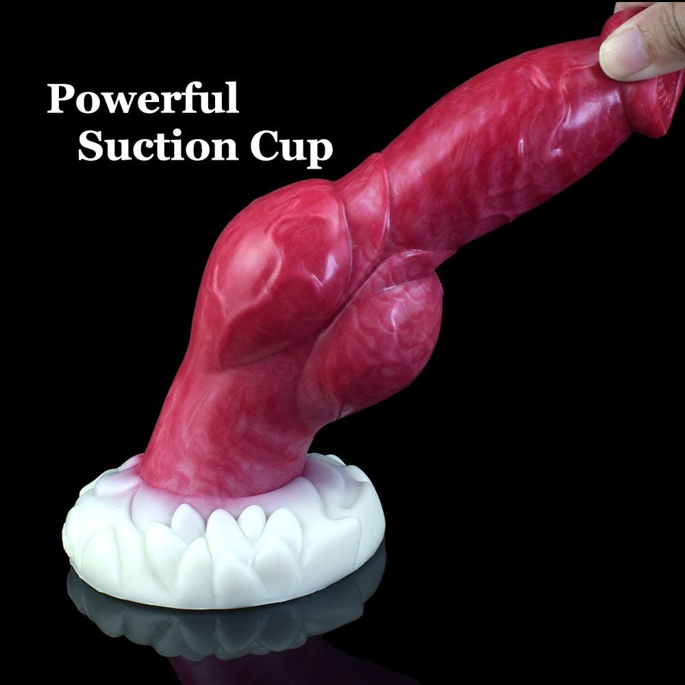 🐕 Eskimo – 9.25” Realistic Canine Dog Dildo with Huge Knot - BeastGasm