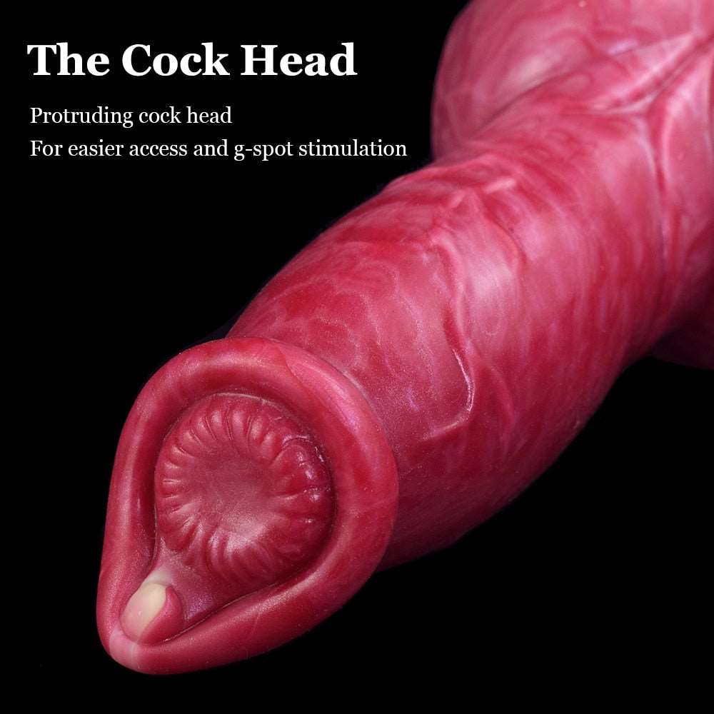 🐕 Eskimo – 9.25” Realistic Canine Dog Dildo with Huge Knot - BeastGasm