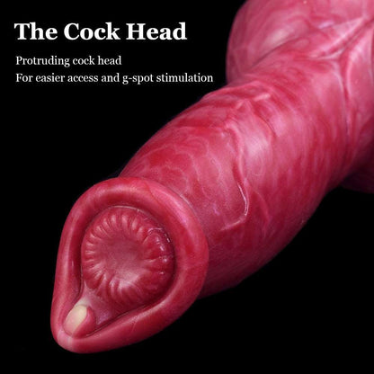 🐕 Eskimo – 9.25” Realistic Canine Dog Dildo with Huge Knot - BeastGasm