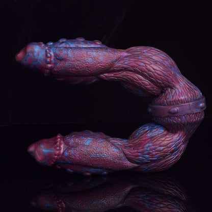 👿 👾 EUDORA Double - Ended Alien Dildo – 16.9” Monster Fantasy Toy - BeastGasm