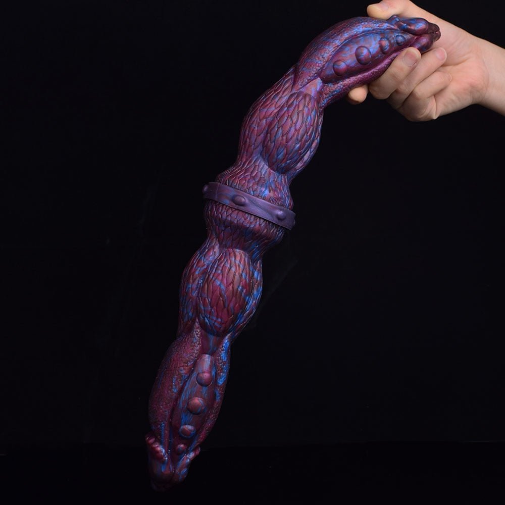 👿 👾 EUDORA Double - Ended Alien Dildo – 16.9” Monster Fantasy Toy - BeastGasm