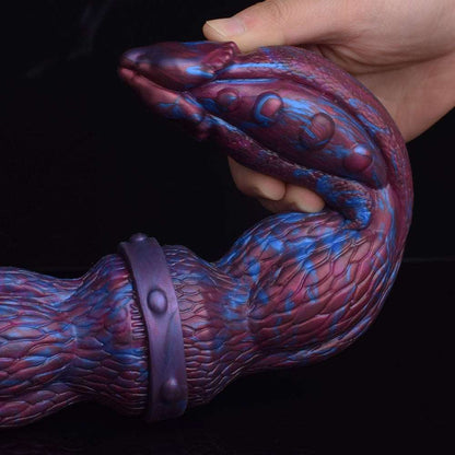 👿 👾 EUDORA Double - Ended Alien Dildo – 16.9” Monster Fantasy Toy - BeastGasm