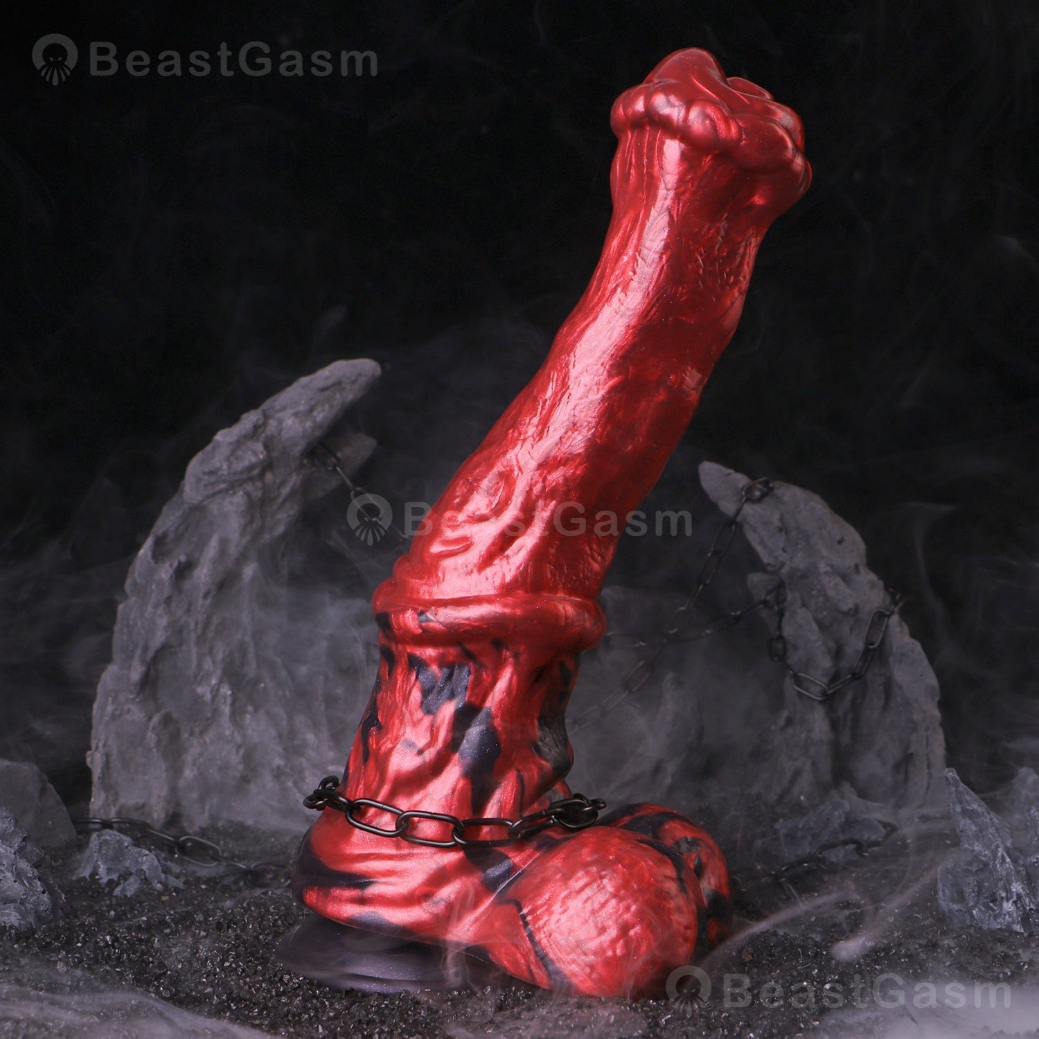 🦄 Extra Large Stallion Dildo with Balls – Bold & Real - BeastGasm