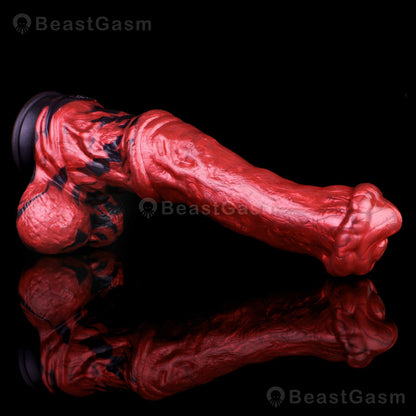 🦄 Extra Large Stallion Dildo with Balls – Bold & Real - BeastGasm
