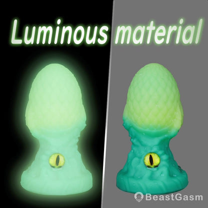 🍏 Eye of the Dragon Plug – Glow Silicone Fantasy Toy - BeastGasm