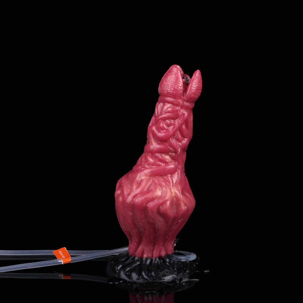 Shadowflame Inflatable Ejaculating Dildo — Alien Burst Pleasure 🔥