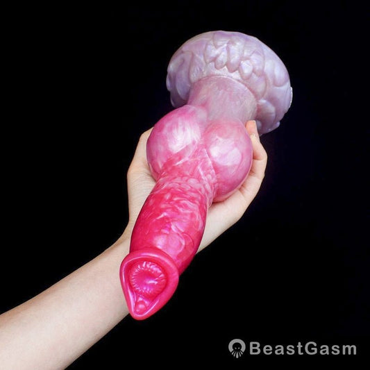 🐕 Faelor Knotted Dog Dildo – 9.25” Fantasy Canine Toy - BeastGasm