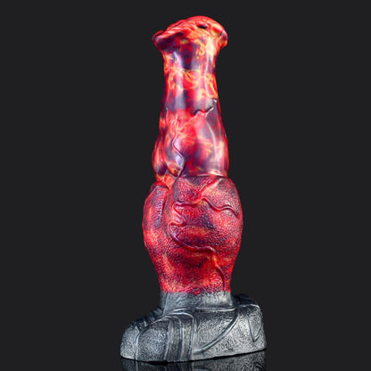 Falkor Fire Dragon Dildo – Knot, Flared Head, Pure Pleasure - BeastGasm