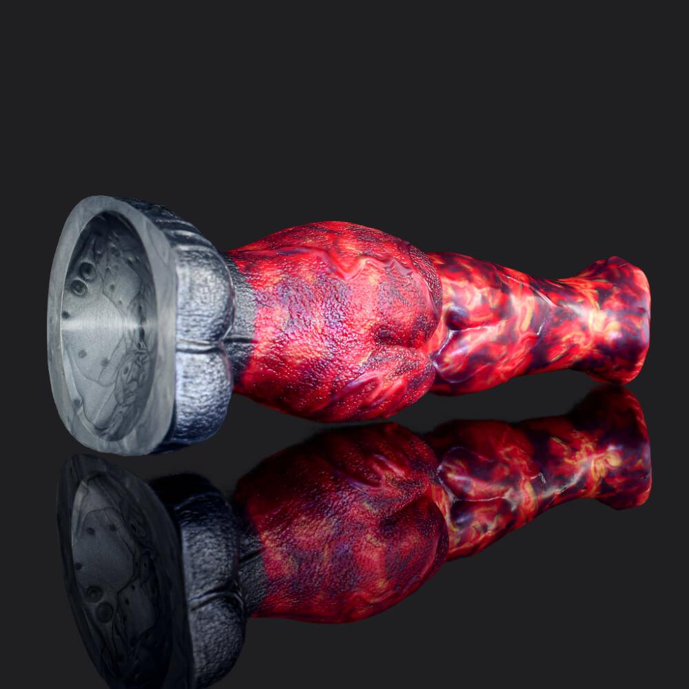 Falkor Fire Dragon Dildo – Knot, Flared Head, Pure Pleasure - BeastGasm