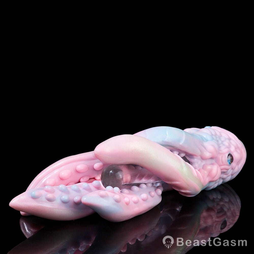 🐙✨Fantasy Alien Tentacle Sex – Premium Platinum Silicone Masturbator - BeastGasm