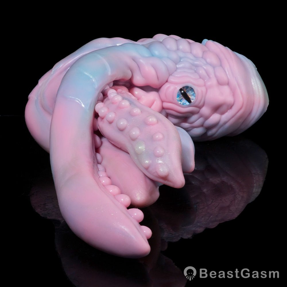 🐙✨Fantasy Alien Tentacle Sex – Premium Platinum Silicone Masturbator - BeastGasm