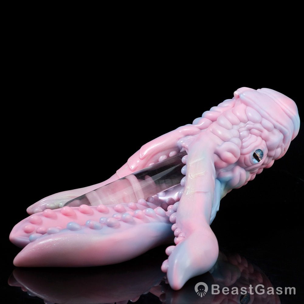 🐙✨Fantasy Alien Tentacle Sex – Premium Platinum Silicone Masturbator - BeastGasm