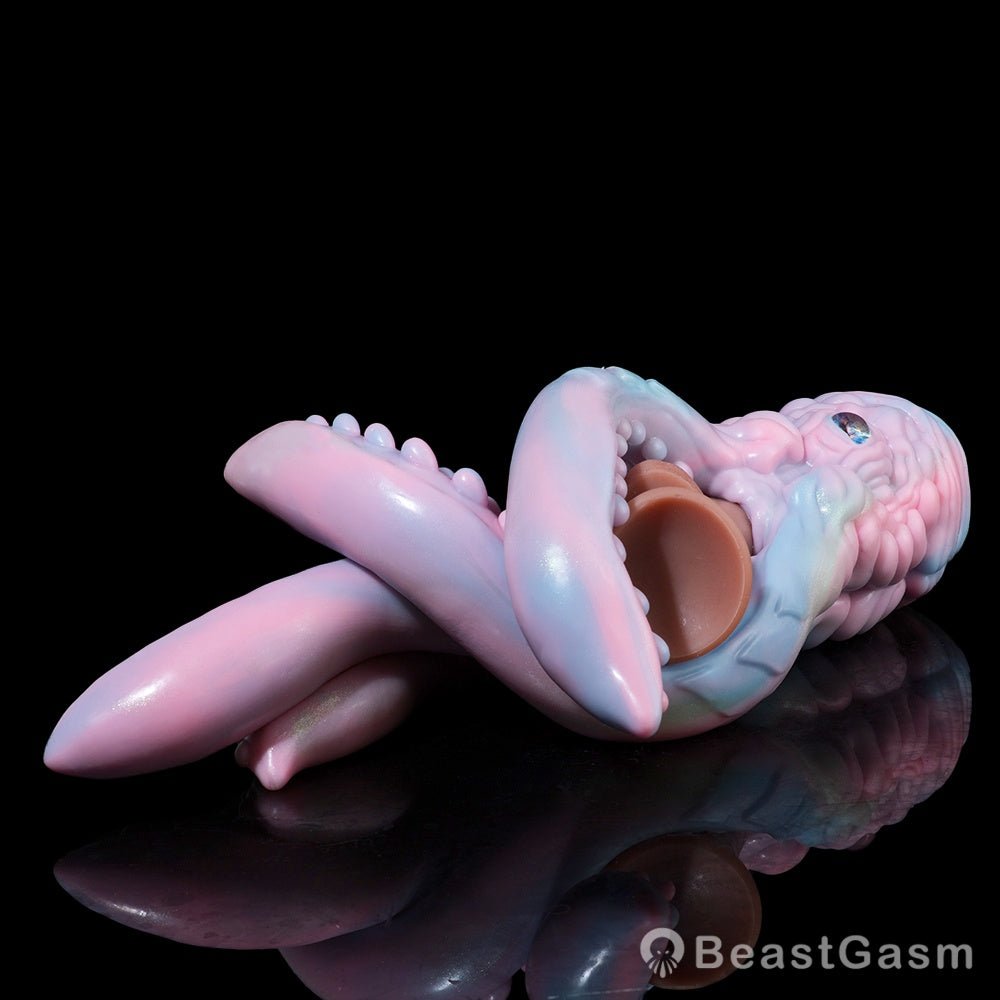 🐙✨Fantasy Alien Tentacle Sex – Premium Platinum Silicone Masturbator - BeastGasm
