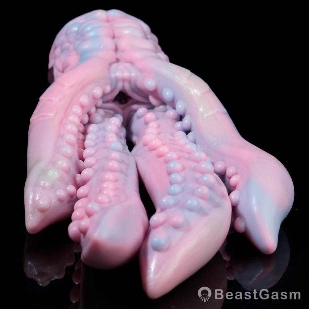 🐙✨Fantasy Alien Tentacle Sex – Premium Platinum Silicone Masturbator - BeastGasm
