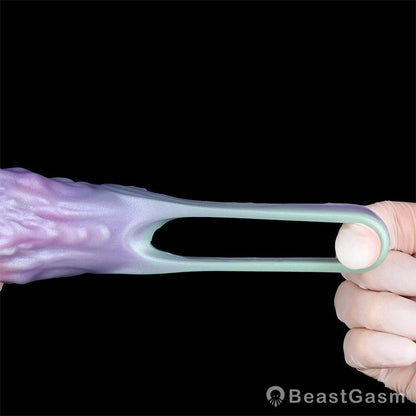 Fantasy Beast Claw Cock Sleeve – 4.8″ Silicone Penis Extender 🐾🔥 - BeastGasm