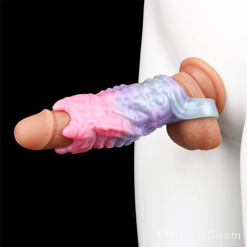 Fantasy Beast Claw Cock Sleeve – 4.8″ Silicone Penis Extender 🐾🔥 - BeastGasm