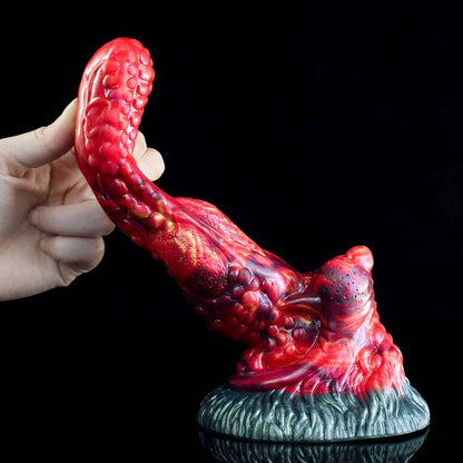 👅 👹 Fantasy Butt Plug – 8” Ribbed Monster Tongue for Deep Play - BeastGasm