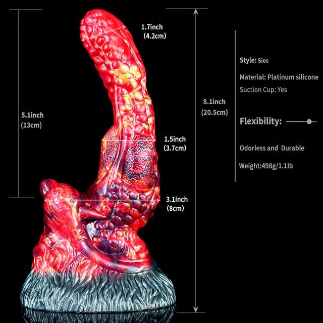 👅 👹 Fantasy Butt Plug – 8” Ribbed Monster Tongue for Deep Play - BeastGasm