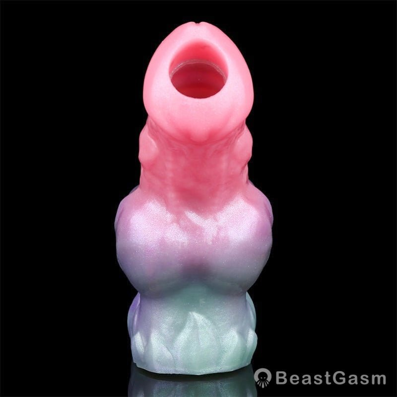 Fantasy Canine Muscle Cock Sleeve – 5.9″ Colored Silicone Penis Extender 🐕🔥 - BeastGasm