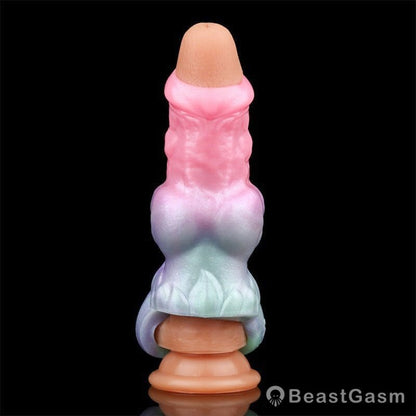 Fantasy Canine Muscle Cock Sleeve – 5.9″ Colored Silicone Penis Extender 🐕🔥 - BeastGasm