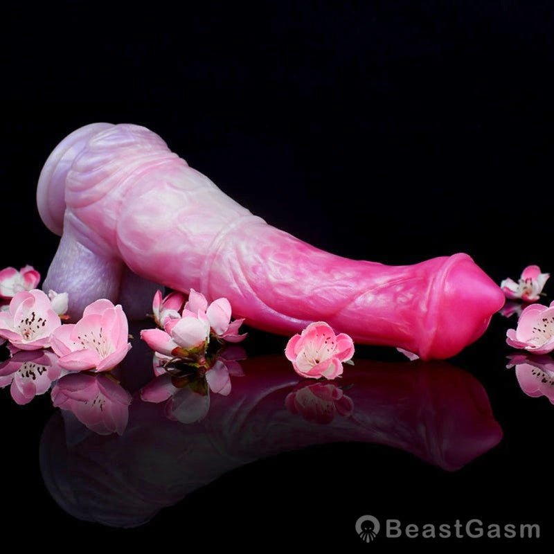 🌸 Fantasy Dragon Dildo – Sakura - Tinted Beast of Pleasure - BeastGasm
