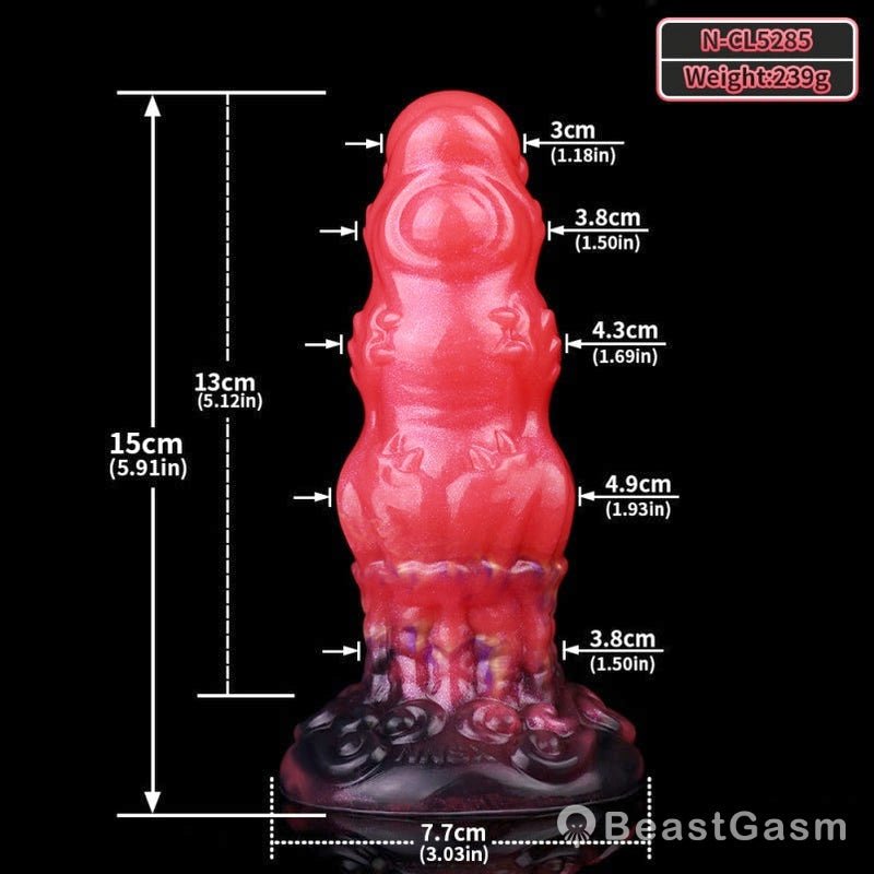 Fantasy Dragon Silicone Anal Plug – Sculpted Dildo for Vaginal & Anal Play - BeastGasm