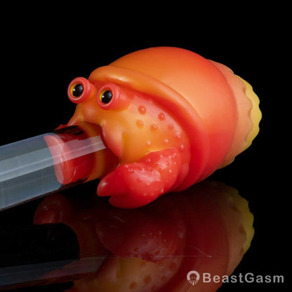 🦀 Fantasy Hermit Crab Pocket Pussy – Discreet Silicone Stroker - BeastGasm
