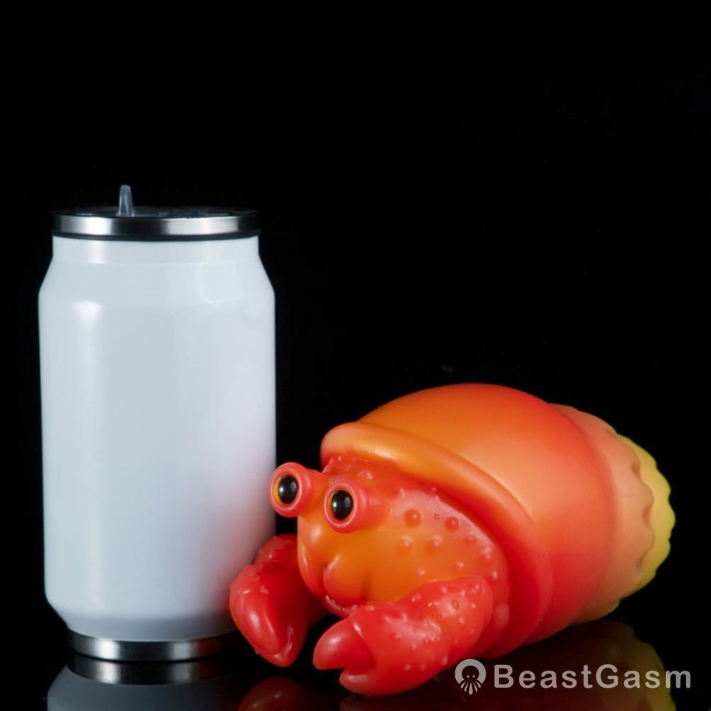 🦀 Fantasy Hermit Crab Pocket Pussy – Discreet Silicone Stroker - BeastGasm