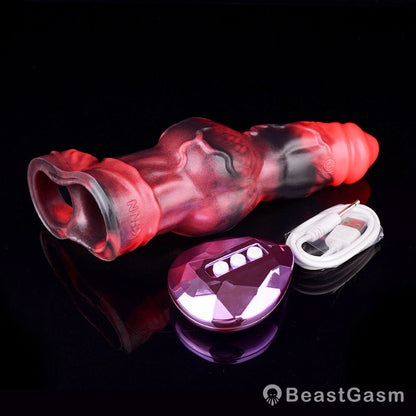 Fantasy Penis Sleeve – Red Vibration for Maximum Pleasure - BeastGasm
