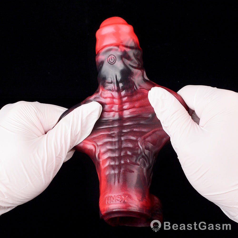 Fantasy Penis Sleeve with Vibration – BeastGasm Tentacle Toy - BeastGasm