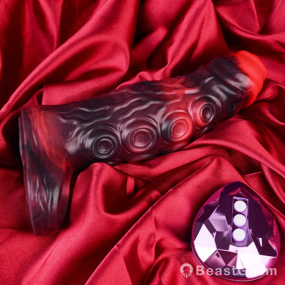 Fantasy Penis Sleeve with Vibration – BeastGasm Tentacle Toy - BeastGasm