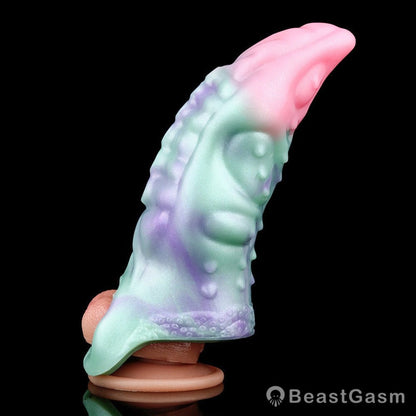 Fantasy Tentacle Cock Sleeve – 5.5″ Multicolor Silicone Penis Extender 🐙🌊 - BeastGasm