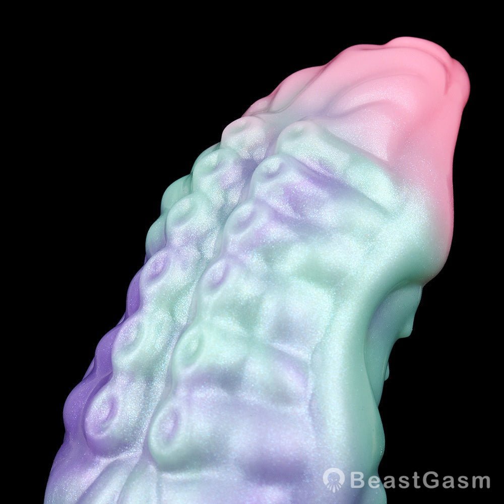 Fantasy Tentacle Cock Sleeve – 5.5″ Multicolor Silicone Penis Extender 🐙🌊 - BeastGasm
