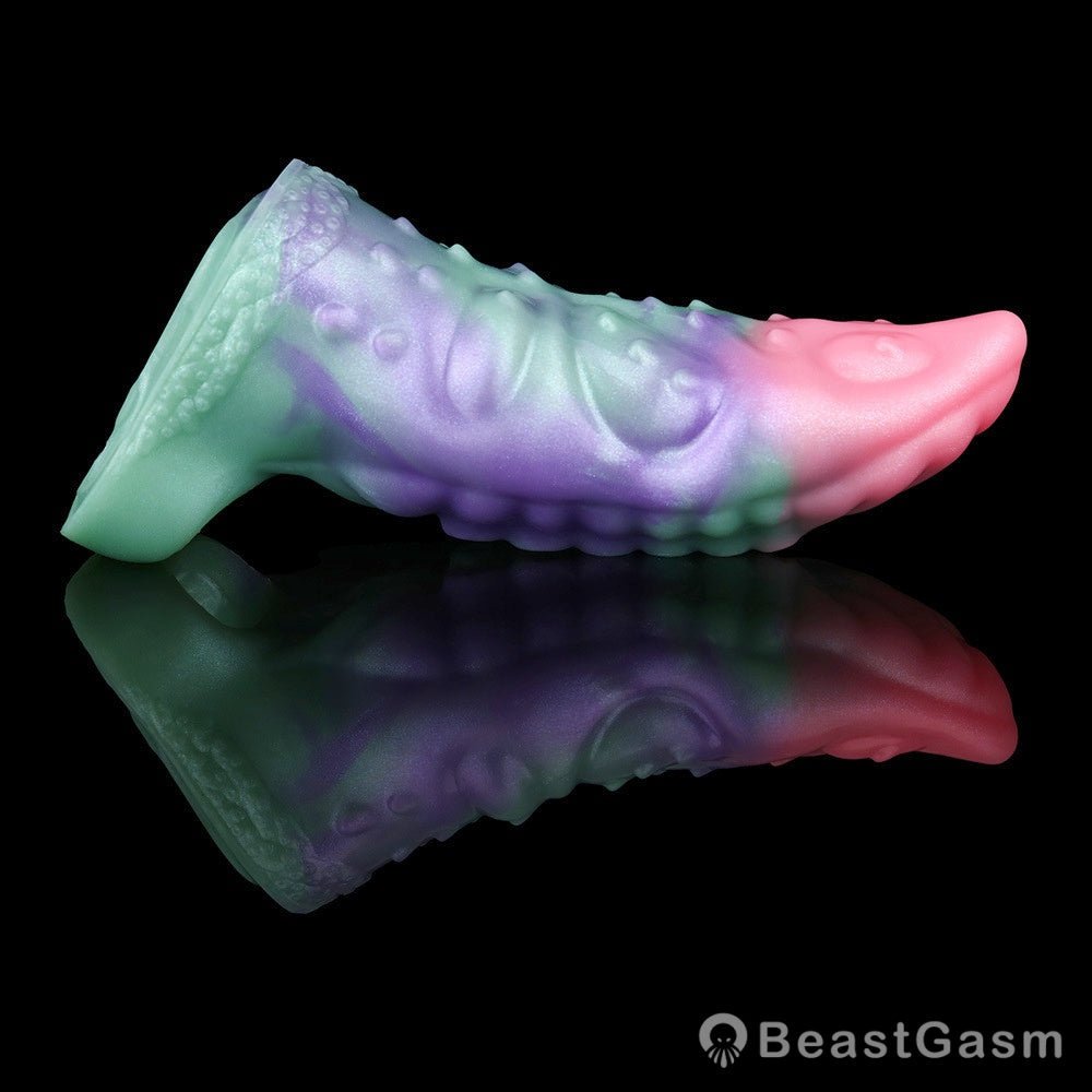 Fantasy Tentacle Cock Sleeve – 5.5″ Multicolor Silicone Penis Extender 🐙🌊 - BeastGasm