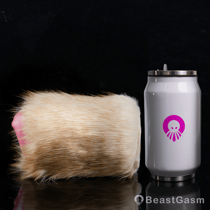 🦊 Fennec Fox Pocket Pussy | Removable Fur Male Masturbator - BeastGasm