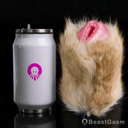 🦊 Fennec Fox Pocket Pussy | Removable Fur Male Masturbator - BeastGasm