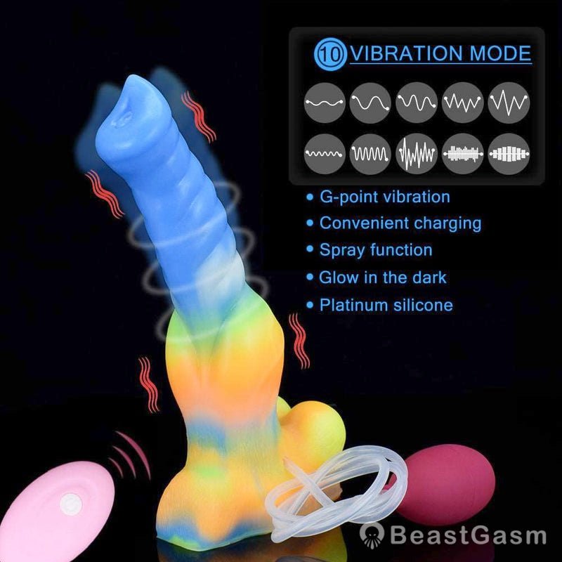 FENRIR 10.23 - Inch Giant Squirting Wolf Vibrator - BeastGasm