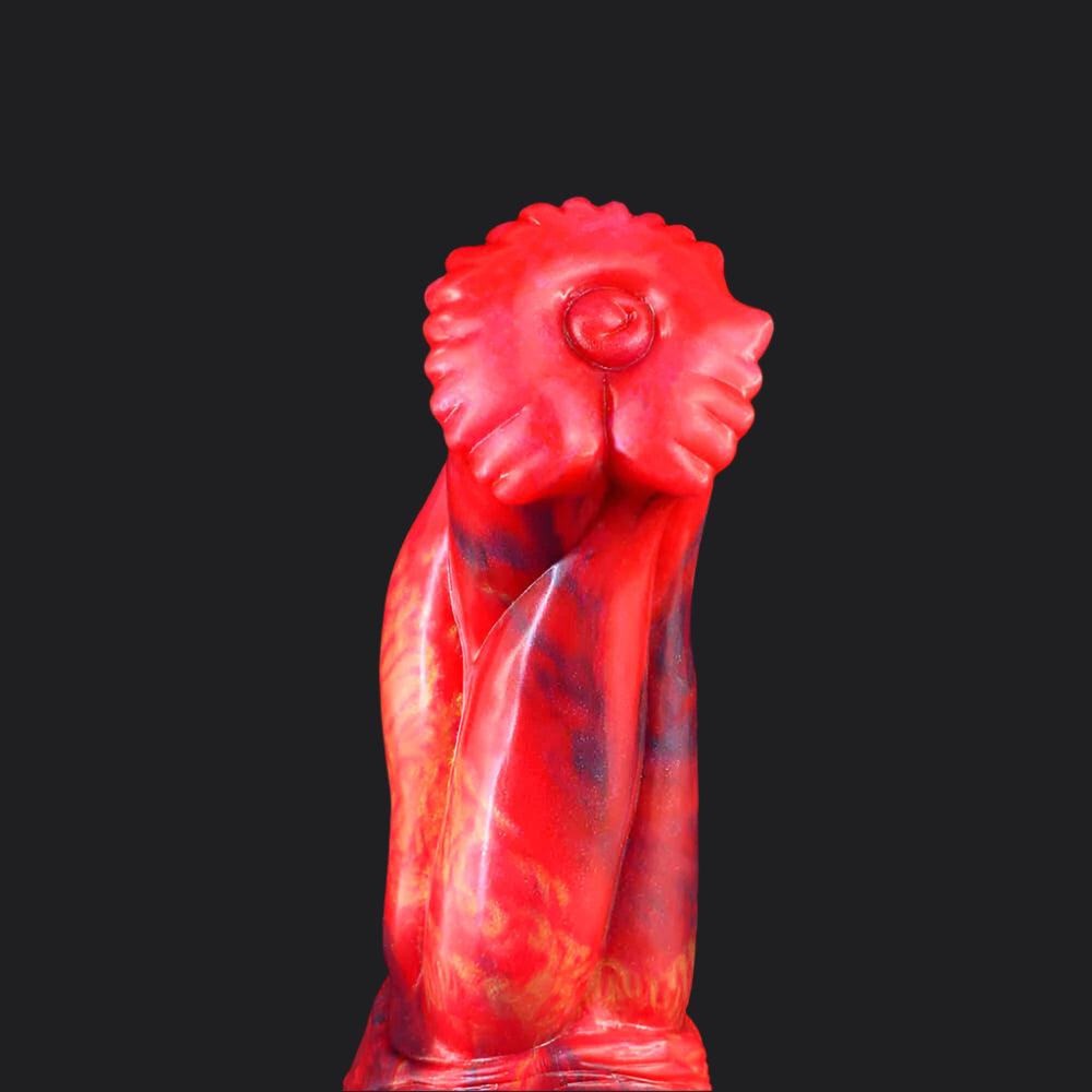 Fire Dragon Dildo: Mushu’s Spiked Head, Intense Ride - BeastGasm